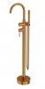 Lavita Bateria wannowa wolnostojąca okrągła Orion Brushed Copper 5900378357216